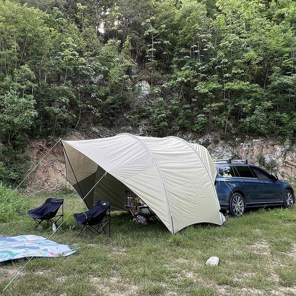 Tentes et abris Car arrière canopée Patio Shade Outdoor Tent Block Rays de soleil Ray