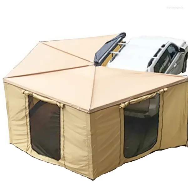 Tentes et abris auvent côté voiture pour le secteur du camping tente de toit
