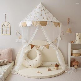 Tenten en schuilplaatsen Kindertent Prinses Spelhuis Kamer Muuropknoping Babyklamboe Nachtkastje Decoratie Bedgordijn Leeshoek