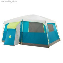 Tenten en schuilplaatsen Coman 8-persoons Tenaya Lake Fast Pitch Cabin kampeertent met kast lichtblauw Q231117