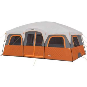 Tentes et abris Core 12 Personnes Tent - Grande chambre multi-chambres en plein air Camping Cabine portable debout avec rangement BAGQ240511