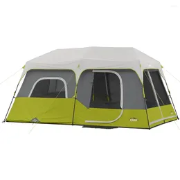 Tentes et abris Tente cabine instantanée Core pour 9 personnes - 14' X 9' Vert (40008)