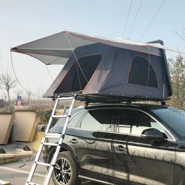 Tiendas de campaña y refugios, diseño de carcasa de aluminio, Camping, SUV, cubierta dura, tienda de techo para coche, en venta, Gazebo Naturehike