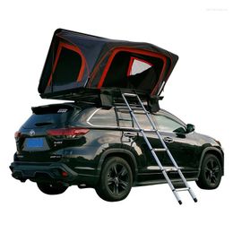 Tenten en schuilplaatsen Dubbele lagen Waterdicht Snel openend Opvouwbaar Hardshell Outdoor Voiture Rooftop Autodaktent voor kamperen