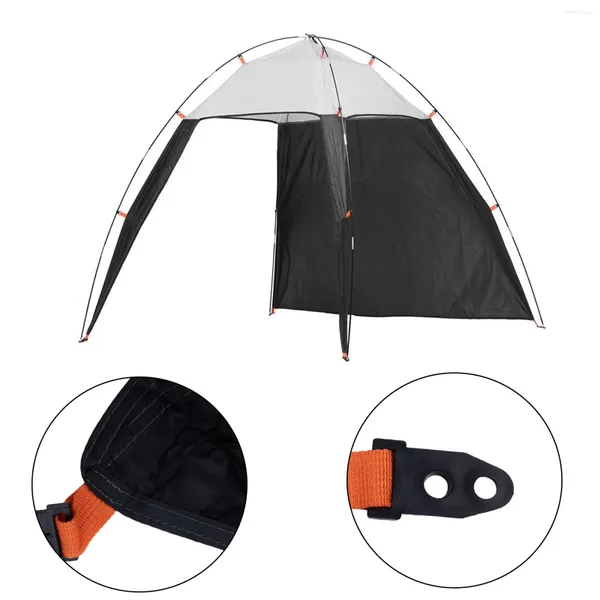 Tiendas de campaña y refugios Bolsa de transporte duradera Camping Toldo Dimensión Tela Firme Tierra Clavo Actividades al aire libre Poste Parasol Impermeable