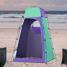 Tenten en schuilplaatsen eenvoudig opgezet Portable buitendouche Tent Camp Toilet Rain Shelter for Camping Beach Privacy Wandelen