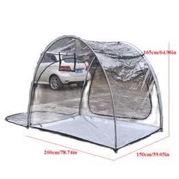 Tenten en Schuilplaatsen Vergroten Vergroten Zonneschijn Leisure Tent PVC Transparante Bloem Kamer Plant Groeiende Kamer 2Personen Counrtyard Outdoor Camping Gazebo 230617