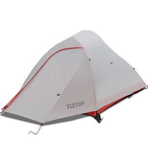 Tentes et abris Flytop 2person Nyloncoated Double Layers Aluminium Pole Tent for Outdoor Camping Tourist with Ultralight Silicone Mountain J230223