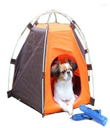 Tentes Et Abris Pliant Chien Camping Portable En Plein Air Chats Lit Étanche Petit Auvent Pet Maisons Plage Voyage Tipi Cage Indoo8757085