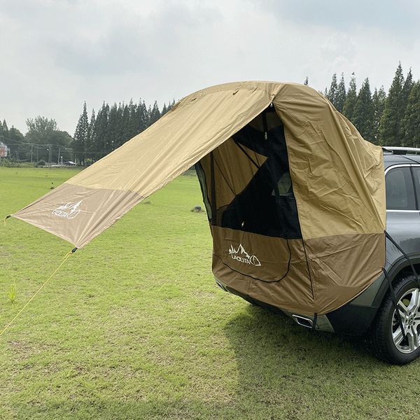 Tentes et abris pour coffre de voiture pare-soleil anti-pluie arrière camping-car simple pour conduite autonome barbecue camping randonnée 221203