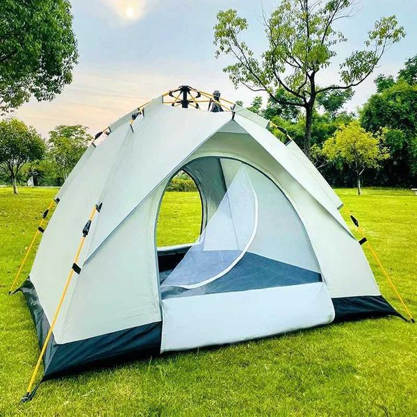 Tentes et abris Forest Bee Source Factory Wholesale Automatic Automatic Free Tent Outdoor Camping pour 3-4 personnes Quick Open Park Travelq240511