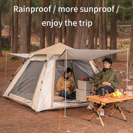 Tentes et abris Tente de camping entièrement automatique 4-6 personnes Tente de voyage One Touch Abri extérieur Étanche Pare-soleil Parasol Fournitures de camping 230619
