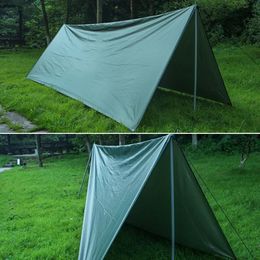 Tentes et abris Hamac pluie mouche Camping bâche imperméable tente bâche Camping sac à dos survie abri pour Camping randonnée sac à dos 231024