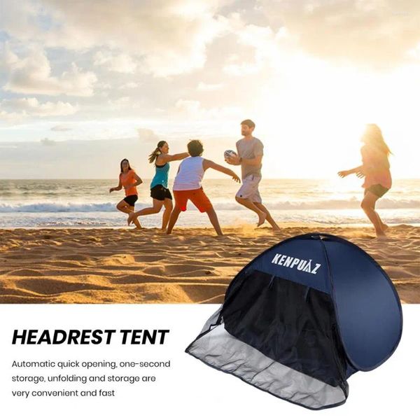 Tentes et abris Head Sun Shade Canopy Portable Camping Tent Planche Shelter avec UV pour l'appui-tête extérieur