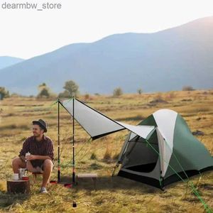 Tentes et abris en randonnée tente célibataire Personne extérieure Camping Moulonnaire portable vent léger et équipement de camping résistant à la pluie L48
