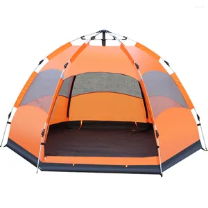 Tentes et abris Tente instantanée imperméable à l'eau à deux couches dôme automatique randonnée en plein air voyage sac à dos pour plus de 8 personnes