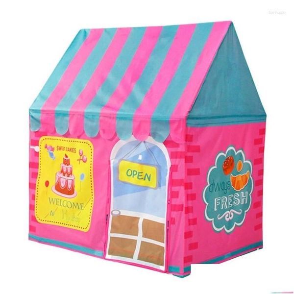 Tentes et abris pour enfants Tente dessert boutique diy jouer à l'intérieur de la maison bébé prétend playhouse enfants portable livraison de gouttes sports à l'extérieur dhf4y