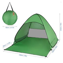 Tiendas de campaña y refugios Lixada Automático Instant Up Beach Tent Ligero Al aire libre Protección UV Camping Pesca Cabana Sun Shelter