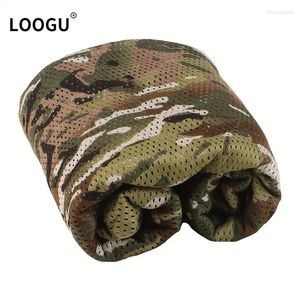 Tenten en schuilplaatsen Loogu urltralight camo jute mesh voor jagen op blinde cover outdoor po duck schiettuin militaire decoratie camouflage