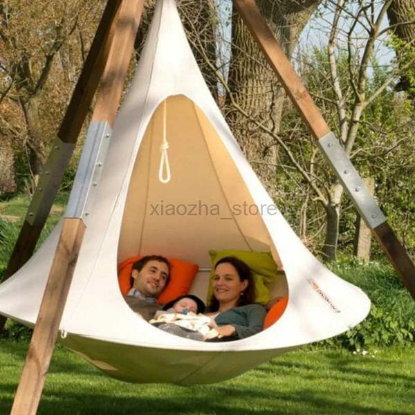 Tentes et abris Maison de luxe décontracté étanche Portable extérieur dôme arbre tente Camping tente extérieure robuste hamac 240322