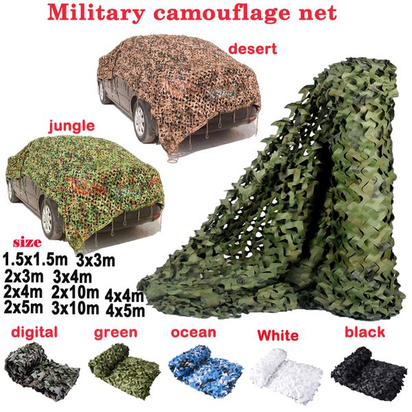 Tentes et abris Filet de camouflage militaire gazebo ombre décoration de jardin vert jungle blanc beige 2x3 230617