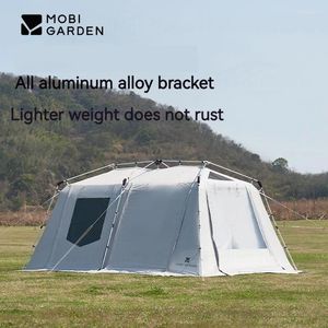 Tentes et abris Mobi Garden Tente automatique Tent à extérieur Camping Four saison Polding Pliage Portable Travel Double Lay Auto Roofing