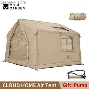 Tentes et abris MOBI Garden Camping Air Tente Cloud Home 7 Portable Portable Space Space Afficier étanche Famille Famille Outdoor Free Pump Free Pump Nouvel L48