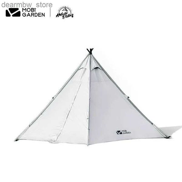 Tentes et abris mobi jardin tente randonnée camping camping pyramide indien de type pyramide et de camping à l'épreuve de camping multi-personnes