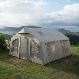 Tentes et abris tente mongole camping gonflable sans cadre sans cadre parapluie de plage rapide armé une touche Marque de marque