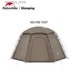 Tenten en schuilplaatsen Naturehike 2022 Nieuwe MG Brandtent Grote ruimte Woonkamer Koepeltent Theezettent Outdoor Kampeeruitrusting Ademend Tent24327