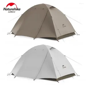 Tenten en schuilplaatsen NatureHike 2024 Ultralight backpackt tent Dome Shelter 2 Persoon kamperen wandelen Treking dubbele laag lichtgewicht 2,5 kg