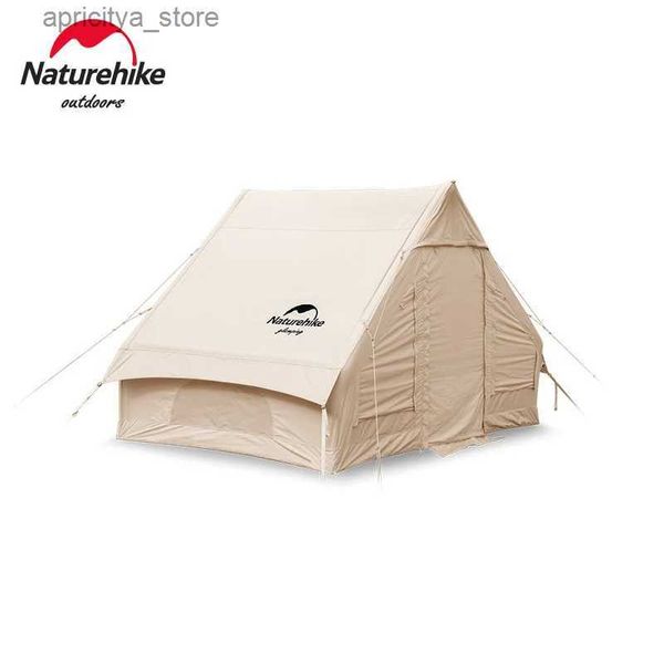 Naturehike – tente gonflable en coton 6.3, abri solaire imperméable d'extérieur, tente gonflable en coton de voyage avec gonfleur gratuit 24327