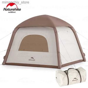 Tenten en schuilplaatsen Naturehike ANGO AIR Koepeltent Camping Inflatab Tent voor 3 personen met pomp 150D Oxfordstof Portab Gemakkelijk op te zetten 2 deuren Q231117