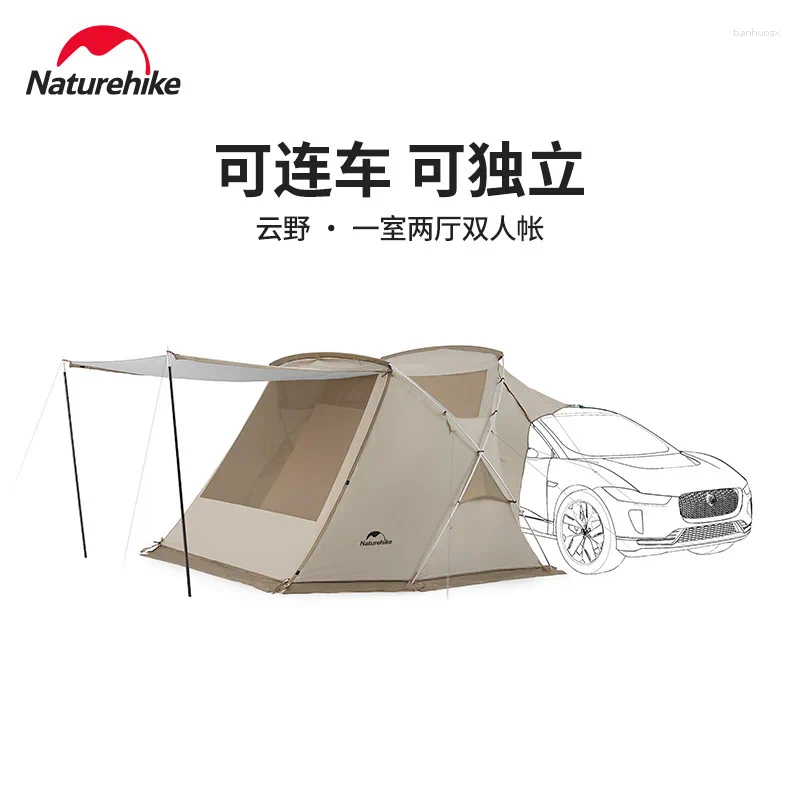 Tält och skydd Naturehike bredvid bilcampingtältet Ultralätt vattentätt utomhus 2 personer reser