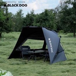 Tenten en schuilplaatsen Naturehike-Blackdog Upgrade Outdoor Zonnescherm Automatische tent Kamperen Dual Purpose Shelter Regen Zonwering Strandparktent Q231117