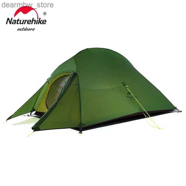 Tentes et abris NatureHike Cloud Up 3 tente améliorée Tent ultralier tente imperméable Randonnée extérieure Tente de voyage Bandlepacking Cycling Tent L48