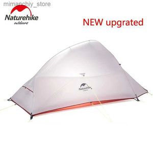 Tendas e abrigos Naturehike Cloud Up Serie 123 Tenda de acampamento atualizada Tenda de caminhada ao ar livre à prova d'água 20D 210T Tenda de mochila de nylon com tapete grátis Q231117