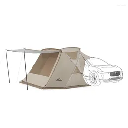 Tenten en schuilplaatsen Naturehike Cloud Wild Car Tent Outdoor Professional Road Self-DiVing 2 Man 150d Oxford Camp By Vehicle Rainproof Pu2000