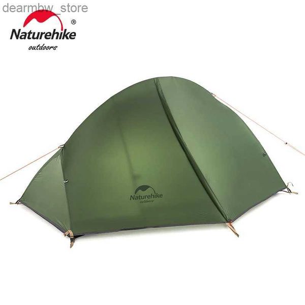 Carpas y refugios NatureHike Cycling Camping Camping 1 Persona 20d Mochila ultraligera Carga impermeable Tienda de caminata de viajes al aire libre L48 L48