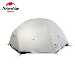 Tiendas de campaña y refugios Naturehike Mongar 2 Carpa 2 personas Tienda de campaña Ultraligero 20D Nylon Mochilero Tienda impermeable Playa Senderismo al aire libre Tienda de viaje J230223