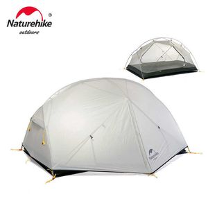 Tentes et abris NatureHike Mongar Tente de camping en plein air pour 23 personnes Tissu en nylon 20D Double couche Imperméable Ultralight Tente de vestibule 3 saisons J230223