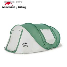 Tentes et abris Naturehike nouvelle tente automatique à jet de main tente de Camping en plein air Portable grand espace tente automatique pour 3-4 personnes 24327