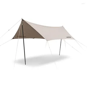 Tents And Shelters Naturehike Strerch Hexagonal Butterfly Sun Shelter Camping Cotton Tarp Tent Outdoor Waterproof Large Sunshade Awning