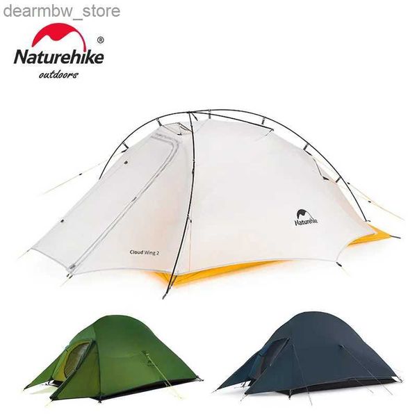 Tentes et abris Naturehike Amélioré Cloud Up 2 Tente ultra-légère Standing Standing 20D Tissu Camping tentes pour 2 personnes avec MAT FREE NH17T001-T L48