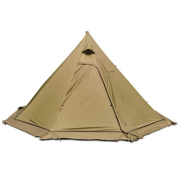 Tiendas de campaña y refugios Nueva tienda de pirámide grande Tipi ligero Tipi con estufa Jack con falda de nieve Tienda de campaña Toldos de senderismo Refugio J230223