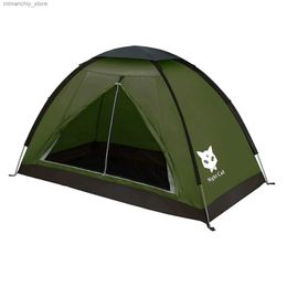 Tenten en schuilplaatsen Nachtkat Backpacktent voor 1 tot 2 personen Lichtgewicht waterdicht Kamperen Wandeltent Q231117