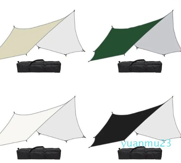 Tentes et abris Octogone Camping Auvent Crème solaire pliable Personnes anti-pluie Tente pare-soleil imperméable pique-nique équipement de randonnée