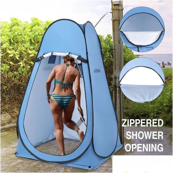 Tentes et abris One-Touch Tralight Changement Portable Outdoor Cam Beach Tente de douche instantanée Up Privacy Shelter Toilette avec Drop Deli Dhohi