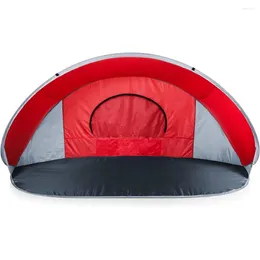 Tentes et abris ONIVA A Brand Manta Tente de plage portable - Abri solaire (rouge avec accents gris)