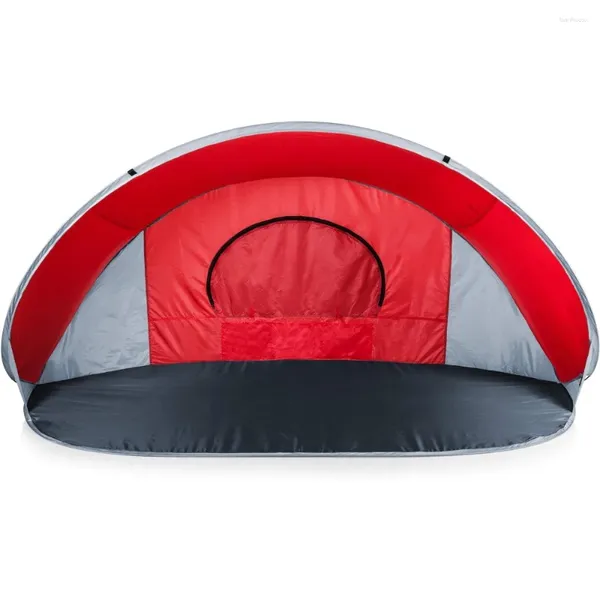 Tentes et abris ONIVA A Brand Manta Tente de plage portable - Abri solaire (rouge avec accents gris)